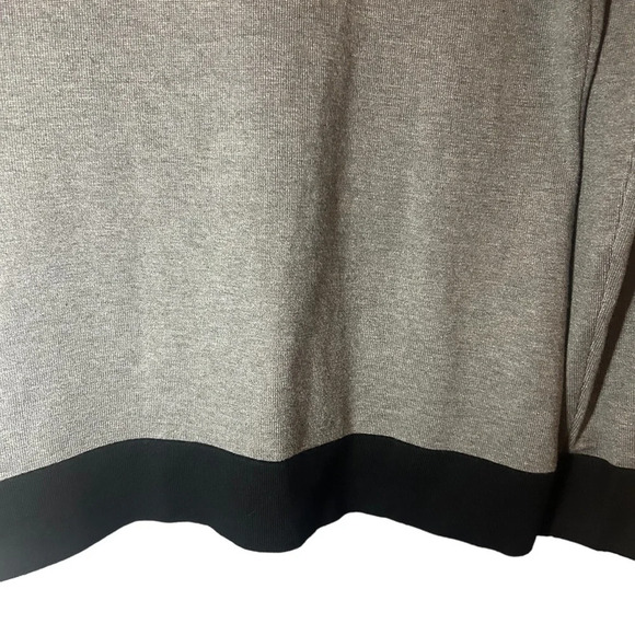 Vila Milano sweater gray black front pockets cotton stretch women’s size medium - Picture 6 of 7